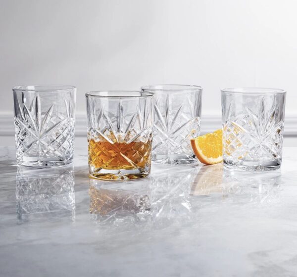 URBAN HOME CRYSTAL WHISKEY GLASS 6pcs SETS