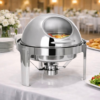 Round Roll-Top Chafing Dish